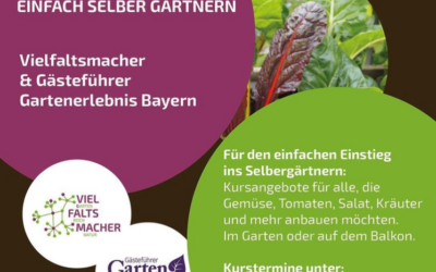 Kooperationsprojekt von Vielfaltsmacher und Gästeführer Gartenerlebnis Bayern